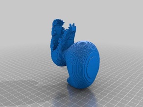 voxel duckator Skulpturen 3d print model - Mito3D