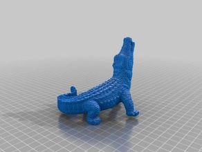 voxel timsah heykeller 3d print model - Mito3D