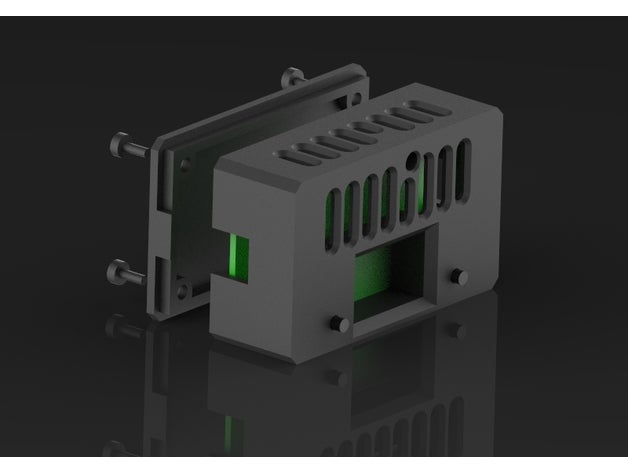 lm2596 convertitore buck caso di visualizzazione l'elettronica Stampante 3d accessorio led alimentazione psu il regolatore tensione 3D print model - Mito3D