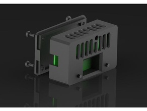 lm2596 buck converter case display electronics 3d printer accessory led power supply psu regulator voltage 3d print model - Mito3D