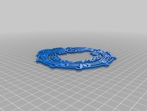quetzalcoatl, serpiente emplumada 2d art 2dart ideograma méxico 3d print model - Mito3D