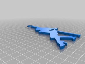 pelador de llaveros 3d impresión 3d print model - Mito3D