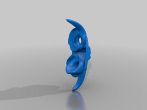 resumo máscara 3d impressão a arte rosto 3d print model - Mito3D