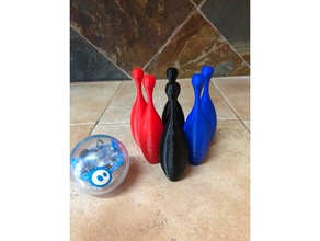 bowling pin sphero de juguete juego accesorios 3d print model - Mito3D
