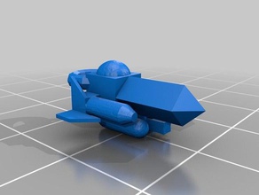 gummi ship chaveiro 3d impressão chave de cadeia kingdom hearts 3d print model - Mito3D