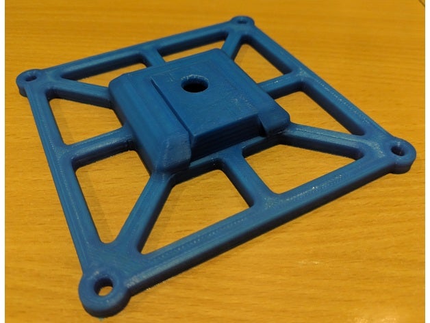 vesa de montaje pantalla electrónica 3D print model - Mito3D