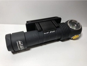 fixed armytek wizard mount collection outdoor garden flashlight holder 3d print model - Mito3D