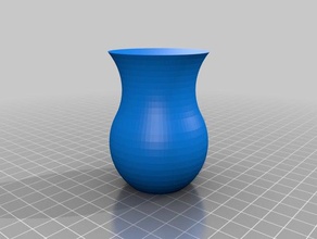 semplice vaso arredamento di fiori spirale 3d print model - Mito3D
