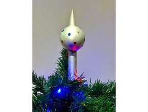 christmas tree topper other 3d print model - Mito3D