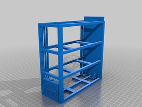 schwerlastturm f&uumlr tamiya scania 114 hobby 3d print model - Mito3D