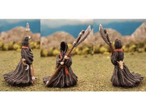 wraith alabarda 28mm giocattolo gioco accessori dungeons dragons fantasia ghost in miniatura nsfw wargame warhammer 3d print model - Mito3D