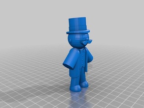 monopoly man original made 3d printing 3d print model - Mito3D