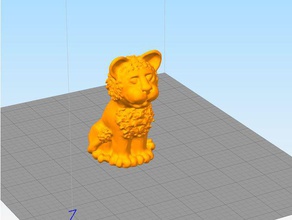 filhote de leão 3d print model - Mito3D