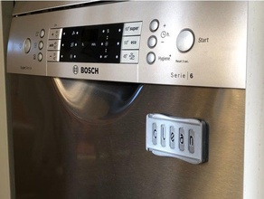 dishwasher sliding sign clean dirty kitchen dining slider 3d print model - Mito3D