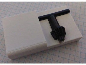 port de marchandises mandrin porte-clef outil les titulaires boîtes foret 3d print model - Mito3D