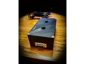 cobalt flux control box-Gehäuse mit zwei Schaltern - Spielzeug Spiel Zubehör ddr spst stepmania usb 3d print model - Mito3D