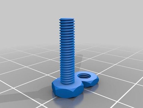 my customized isouts thread openscad library 3d printing tests 3d print model - Mito3D