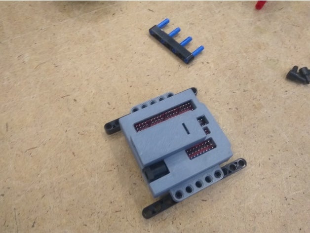 nano shield box lego technic hobby arduino case 3D print model - Mito3D