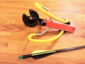 whisker arrow rest handle mount trumark s9 slingshot sport outdoors 3d print model - Mito3D