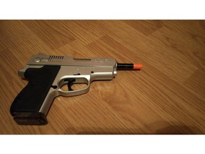barrel extender smith wesson chiefs special cs45 air soft gun pistol mechanical toys 3d print model - Mito3D