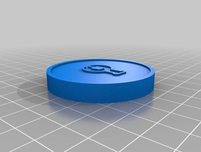 hackerspace coin art 3d print model - Mito3D