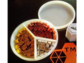 mars kaynak küp tutucu kutusu terraforming oyuncak oyun aksesuarlar 3d print model - Mito3D