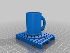 Mikro-Skala garage Tasse coster 3d drucken 3d print model - Mito3D