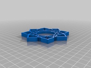 lotus flower flat cookie cutter kitchen dining bloom india indian peace peaceful 3d print model - Mito3D