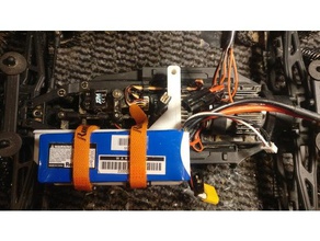t2m pirata trackerbooster li-po batería titular rc vehículos 2s lipo de 3d print model - Mito3D