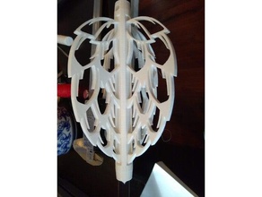 houblon ornement 3d l'impression 3d print model - Mito3D