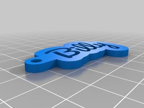 billy keychain keychains customized 3d print model - Mito3D