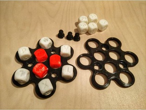 customizable dice game crashdebug scrabble words 3d print model - Mito3D