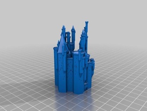 ángeles castillo de proyecto 1 los edificios estructuras personalizado 3d print model - Mito3D