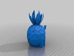 spongebobs house toys games cartoon pineapple squarepants 3d print model - Mito3D
