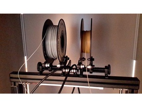 filament spool holder 3d printer accessories 3d print model - Mito3D