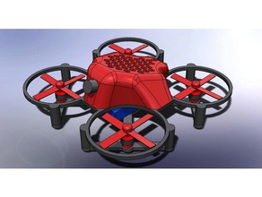 2s brushless minuscule whoop fpv quadcopter 110 mm rc des véhicules drone tinywhoop 3d print model - Mito3D