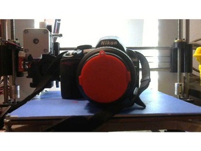 aderenza migliorata la copertura di obiettivo nikon 18-55mm fotocamera 3d print model - Mito3D