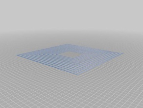 il mio personalizzato spirale letto test di livello forma rettangolare 3d la stampa 3d print model - Mito3D