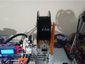 torre de spool titular 3d a impressora os acessórios filamento mendel openscad prusa reprap spoolholder montagem 3d print model - Mito3D