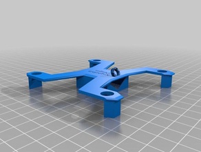 hubsan x4 quadcopter rechange cadre rc des véhicules drone micro quadricoptère frame 3d print model - Mito3D