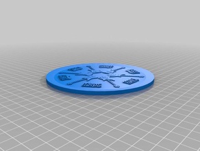 rush rickenbacker coaster art band 3d print model - Mito3D