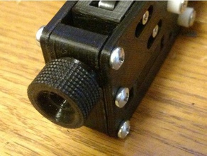 tensioner anet a2 knurled knob 3d printer parts belt knurling 3d print model - Mito3D