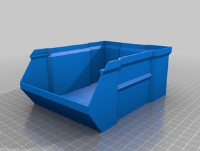 grande capacidade de empilhamento caixas gro&szlige stapelbare kisten organização 3d print model - Mito3D