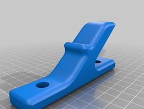simple angled foregrip 3d printing airsoft ar15 grip 3d print model - Mito3D