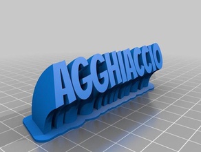 agghiaccio4 office customized 3d print model - Mito3D