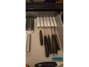 porte-couteau cuisine à manger couteaux 3d print model - Mito3D