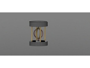 anel duplo de led spining eletrônica 3d print model - Mito3D