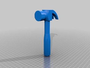 Spielzeug hammer - Spiele 3d print model - Mito3D