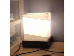 cubic design lamp household desk desktop light