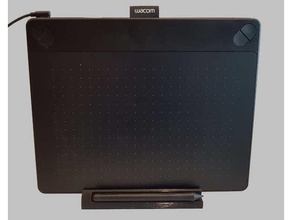 wacom intuos tablet-Halterung 3d print model - Mito3D
